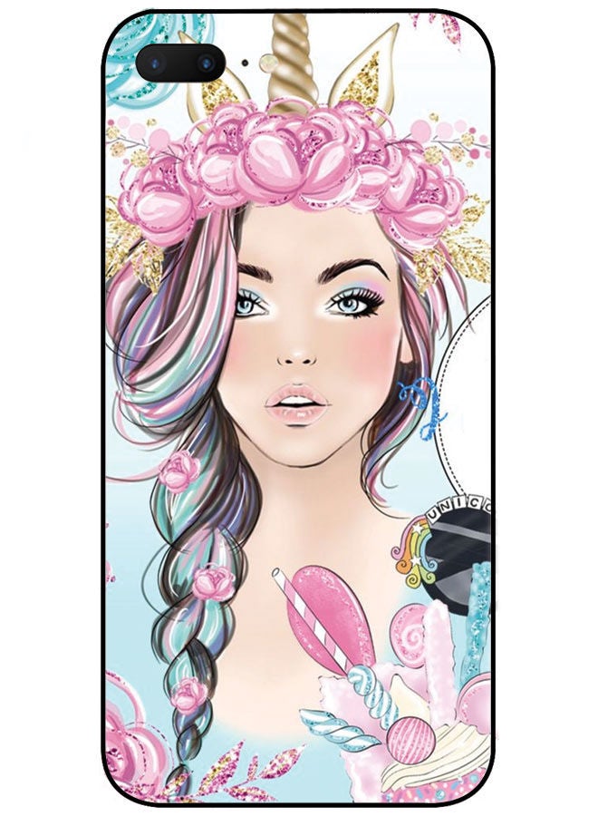 EYE CATCH iPhone 8 Plus Protective Case Cover Smart Series for iPhone 8 Plus Unicorn Girl - Image 1