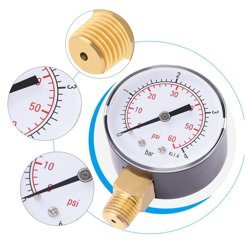 Mini Portable Digital Pressure Gauge 0 60 PSI For Air Oil Water With Display - Image 5