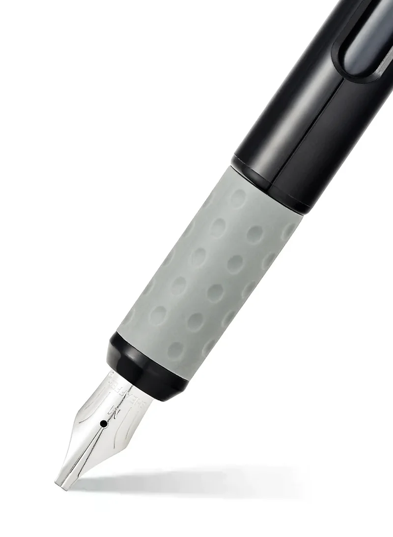شيفر قلم حبر حبر Sheaffer® Calligraphy Matte Black Fountain Minikit مع غطاء أسود وزخرفة سوداء غير لامعة في Hangsell - سنون F وM وB