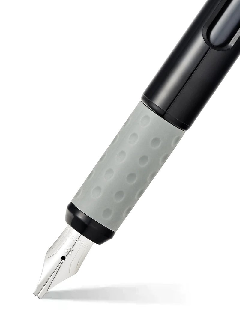 Sheaffer® Calligraphy Matte Black Fountain pen Minikit with Black cap and Matte Black Trim in Hangsell - F, M, B nibs - Image 3