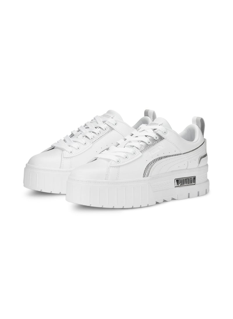 PUMA - Mayze UT Metallic Womens Low Top Trainer Shoes - Image 1