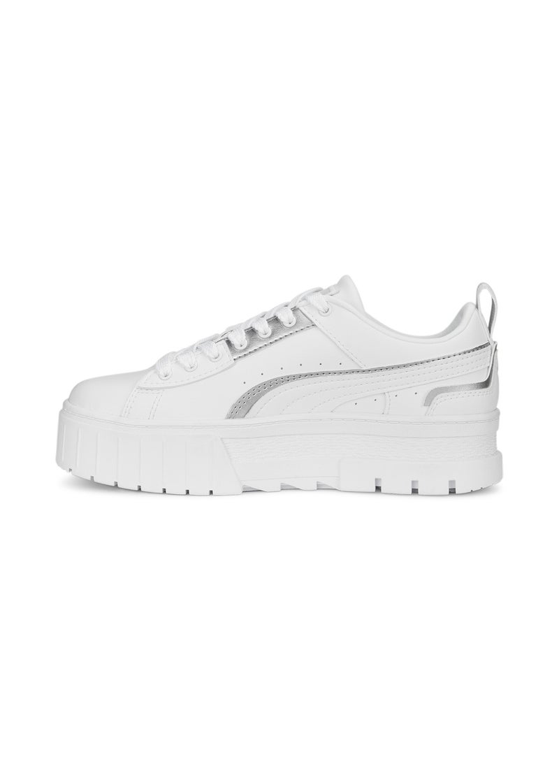 PUMA - Mayze UT Metallic Womens Low Top Trainer Shoes - Image 1