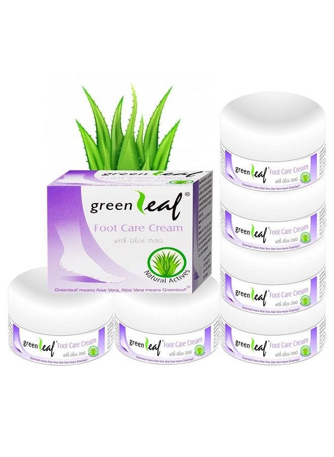 Green Leaf - Foot Care Cream For Dry Chapped & Cracked Skin 25G Pack Of 6 - Image 1