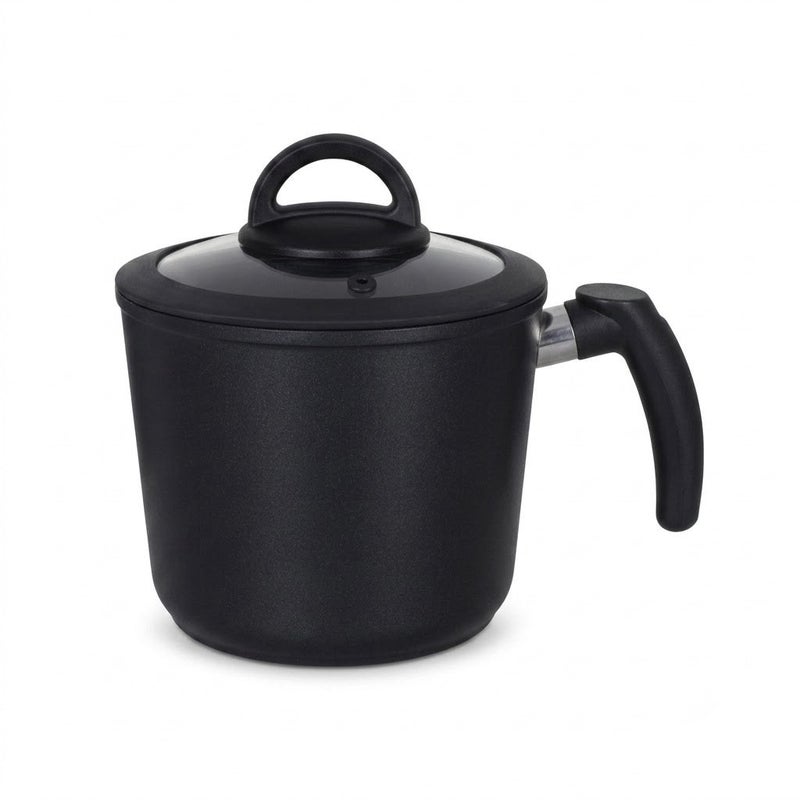 Cookin وعاء حليب الجرانيت الأسود 16 سم - Image 1