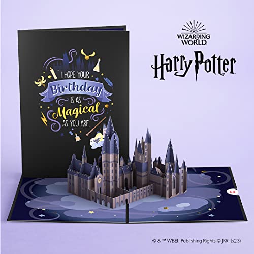 Lovepop Happy Birthday Pop-Up Card for Her and Him- 3D Harry Potter Birthday Greeting Cards for Boys, Girls, Men, Women - Hogwarts School - 5" x 7" - Blank Note Card & Envelope Included - Image 5