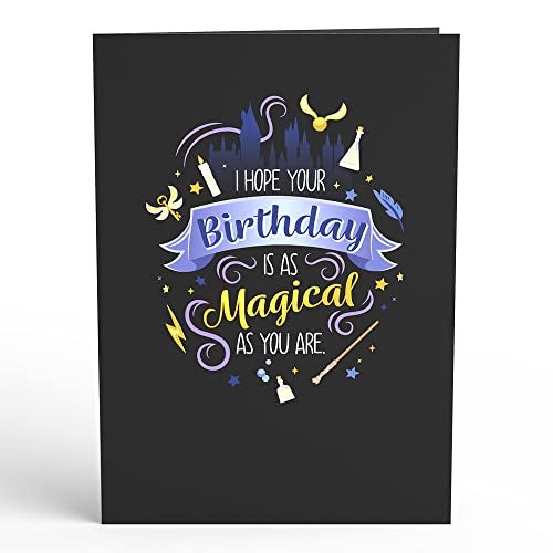 Lovepop Happy Birthday Pop-Up Card for Her and Him- 3D Harry Potter Birthday Greeting Cards for Boys, Girls, Men, Women - Hogwarts School - 5" x 7" - Blank Note Card & Envelope Included - Image 3