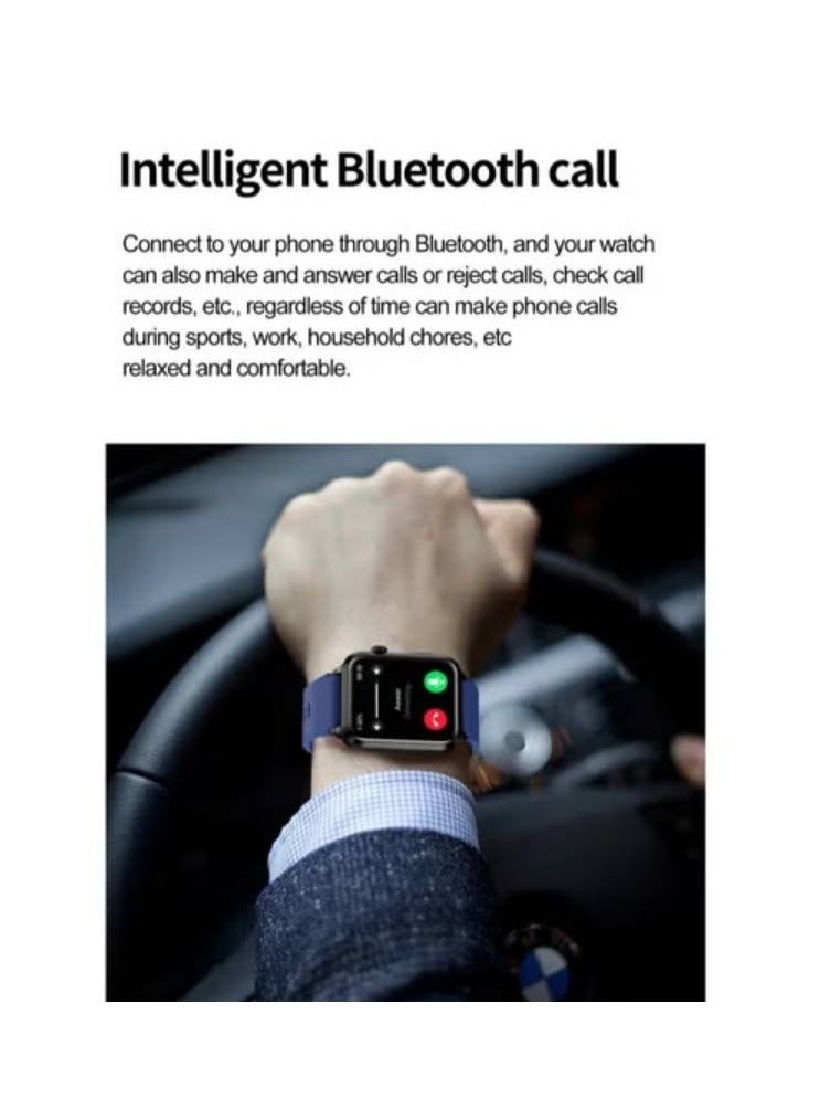 2024 New Blood Lipids Uric Acid Blood Glucose Smart Watch ECG PPG HRV Heart Rate Body Composition Bluetooth Call Smartwatch - Image 4