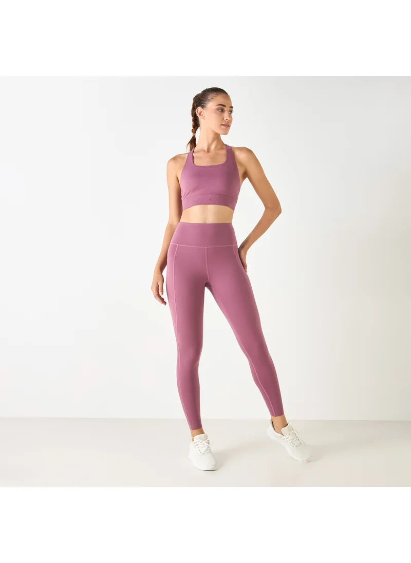 ADOT by Splash Elasticated Waist Leggings with Pockets