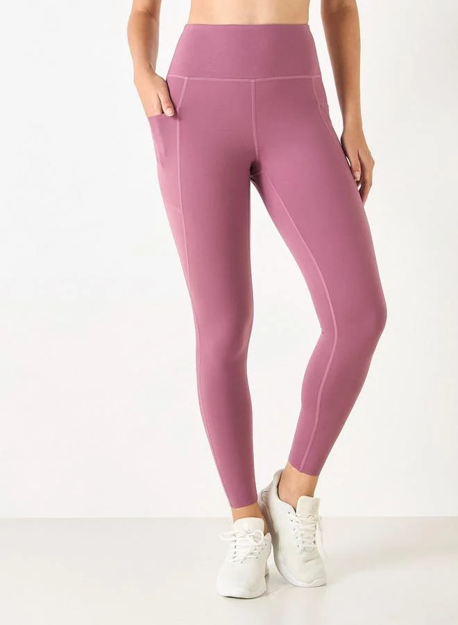 ADOT by Splash Elasticated Waist Leggings with Pockets
