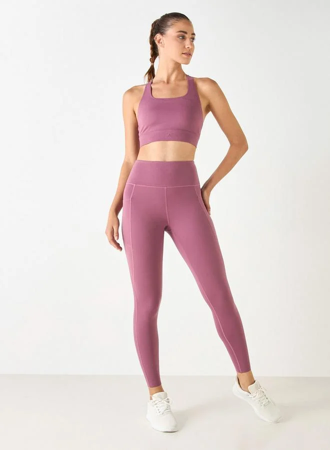 ADOT by Splash Elasticated Waist Leggings with Pockets