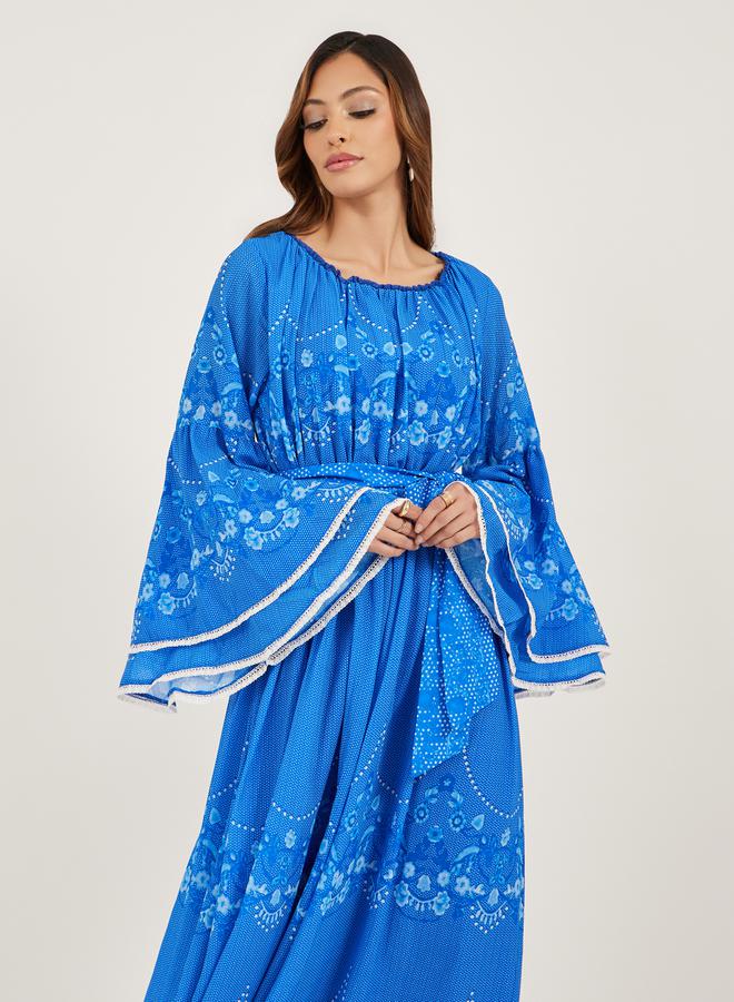 Styli Floral Print Dress - Image 3