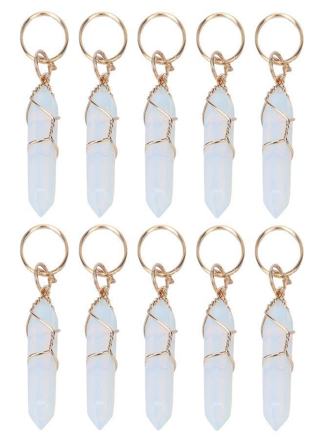 Naroote Dreadlock Accessories, Jewelry Rings Hair Accessories, Crystal Hair Accessories Braid Hair Accessories 10 PCS Crystal Shaped Braids Jewelry Dreadlock Adjustable for Braids - Image 1