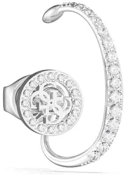GUESS LADY'S 20MM 4G PIERCED MONO EARCUFF EARRING SILVER