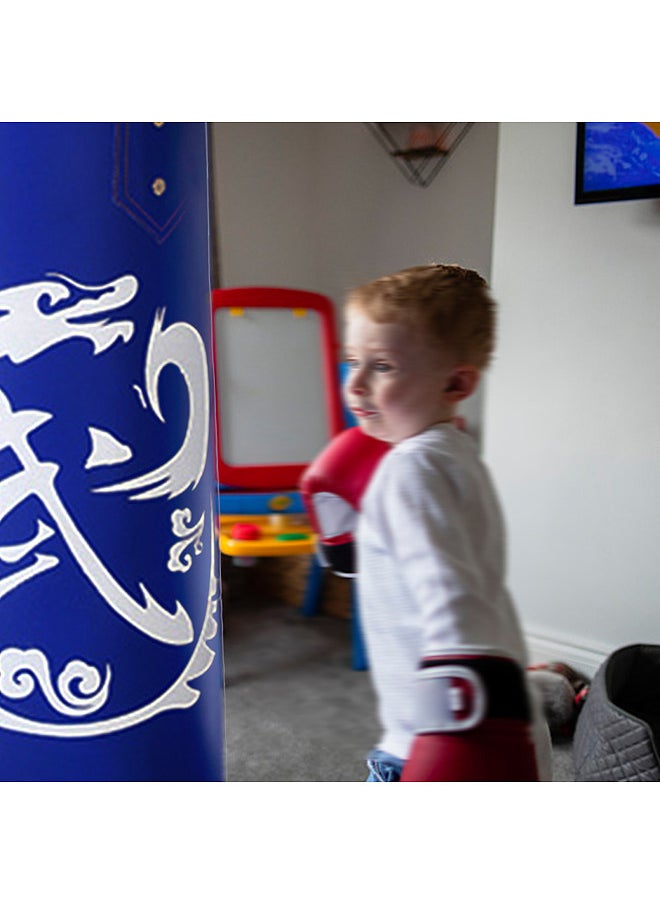 Generic Punching Bag Unfilled Kick Boxing Pouch PU Leather Training Pouching Bag Children Indoor Boxing Exercise Pouch  - Image 4