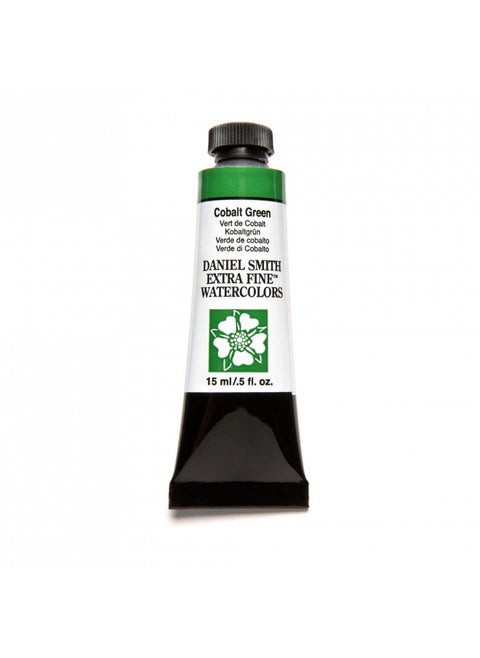 DANIEL SMITH Extra Fine Watercolor Paint, 15ml Tube, Cobalt Green, 284600026, 0.51 Fl Oz (Pack of 1)