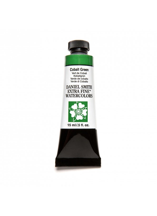 Daniel Smith DANIEL SMITH Extra Fine Watercolor Paint, 15ml Tube, Cobalt Green, 284600026, 0.51 Fl Oz (Pack of 1)  - Image 1