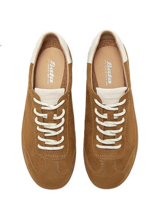 Bata Women'S Spring Lightweight Sheepskin Sports Shoes Ali30Am5 Apricot 37 - Image 2