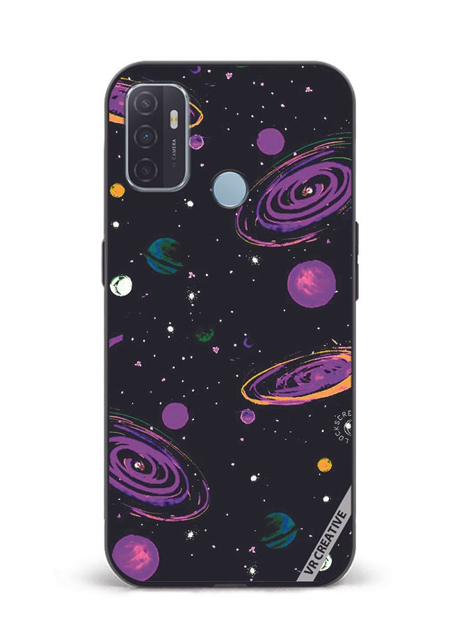 VR CREATIVE Protective Case Cover For Oppo A53 Astranaut3 Design Multicolour - Image 1