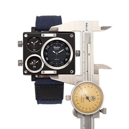 Oulm 3595 Men's Watches Top Luxury Brand Unique Designer Fashion Leather Strap Japan Movt Quartz Watches - Image 5