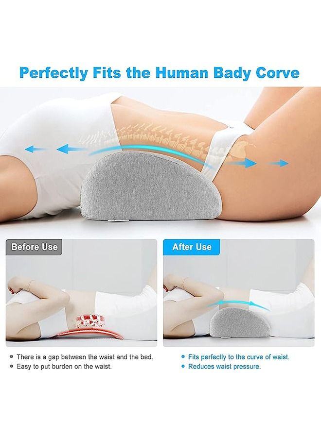 عربست وسادة أسفل الظهر، وسادة دعم أسفل الظهر للسرير، تمدد الخصر، تخفيف آلام أسفل الظهر، وسادة دعم أسفل الظهر - Image 3
