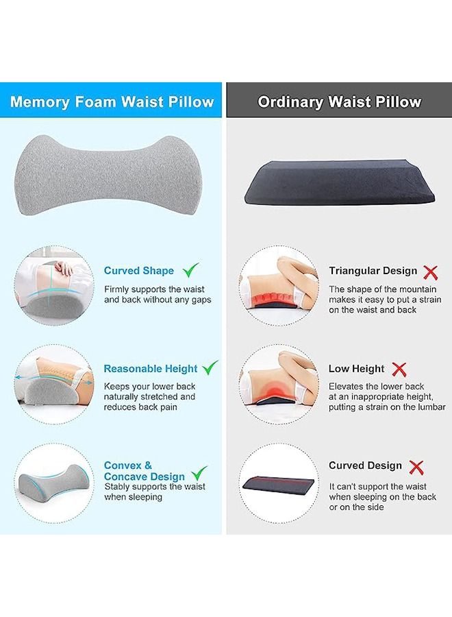 عربست وسادة أسفل الظهر، وسادة دعم أسفل الظهر للسرير، تمدد الخصر، تخفيف آلام أسفل الظهر، وسادة دعم أسفل الظهر - Image 2
