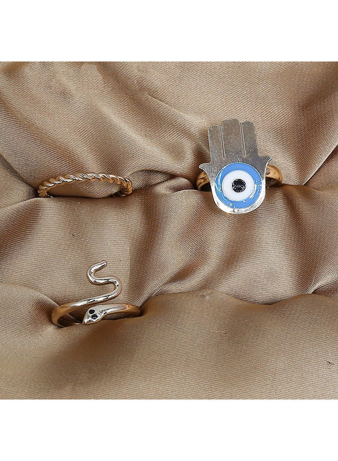 FLUFFY Hand&Snake Earing-Gold  - Image 2