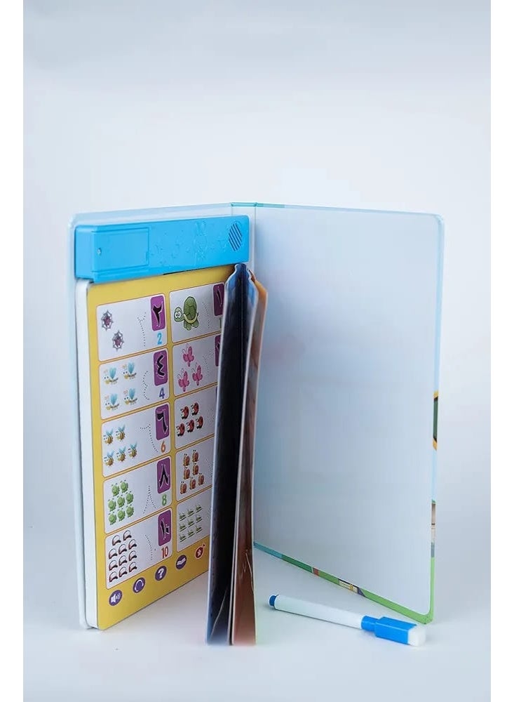 Electronic Learning Book for Kids - Talking Electronic Learning Book for Kids - Electronic Educational Book for Kids - Interactive Learning Book for Kids - Interactive Electronic Learning Book for Kids - Talking Educational Book for Kids - Talking Electronic Kids Book - Interactive Educational Kids Book - Electronic Kids Learning Book - Early Learning Book for Kids - Early Education Book for Kids - Alphabet and Numbers Learning Book for Kids - Alphabet and Words Learning Book for Kids - Arabic Alphabet Learning Book for Kids - English Alphabet Learning Book for Kids - Numbers Learning Book for Kids - Colors and Shapes Learning Book for Kids - Animals and Fruits Learning Book for Kids - Image 3