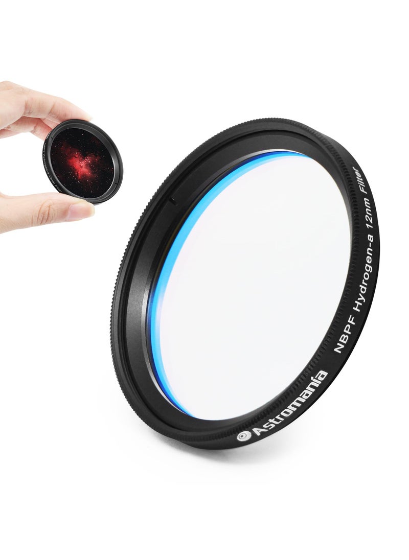 Astromania Astromania 2" Narrowband NBPF Hydrogen-a 12nm Filter - Enhances The Contrast Between Object and Sky - Allows You to Take Images Even Under Urban Skies  - Image 1
