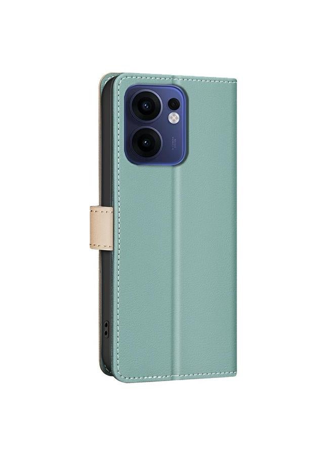 S-TOP Case For OPPO Reno13 F 5G Color Matching RFID Anti-theft Leather Phone Case - Image 3
