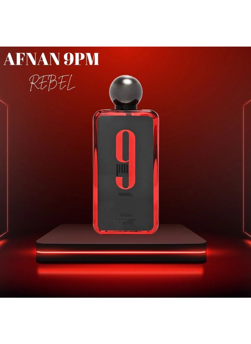 Afnan 9 Pm Rebel Unisex Eau De Parfum, 100Ml  - Image 3
