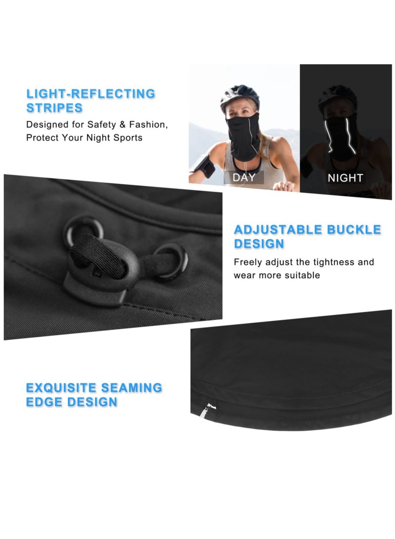 SOLARAE Balaclava Face Mask, Cold and UV Protection Neck Mask, Summer Sunscreen Neck Protection, Breathable, Sweat-Absorbing and Quick-Drying, Suitable for Cycling, Running, Fishing, Ear Hook - Image 4
