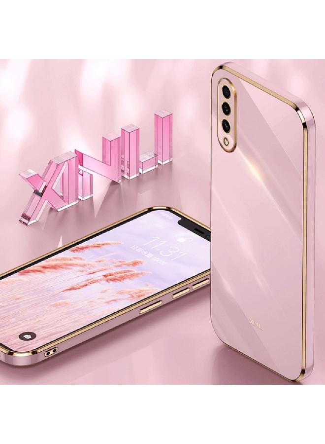 S-TOP Case For Samsung Galaxy A50 XINLI Straight Edge 6D Electroplate TPU Phone Case - Image 5