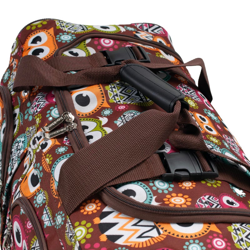 Rockland Rolling Duffel Bag, OWL, 22" - Image 3