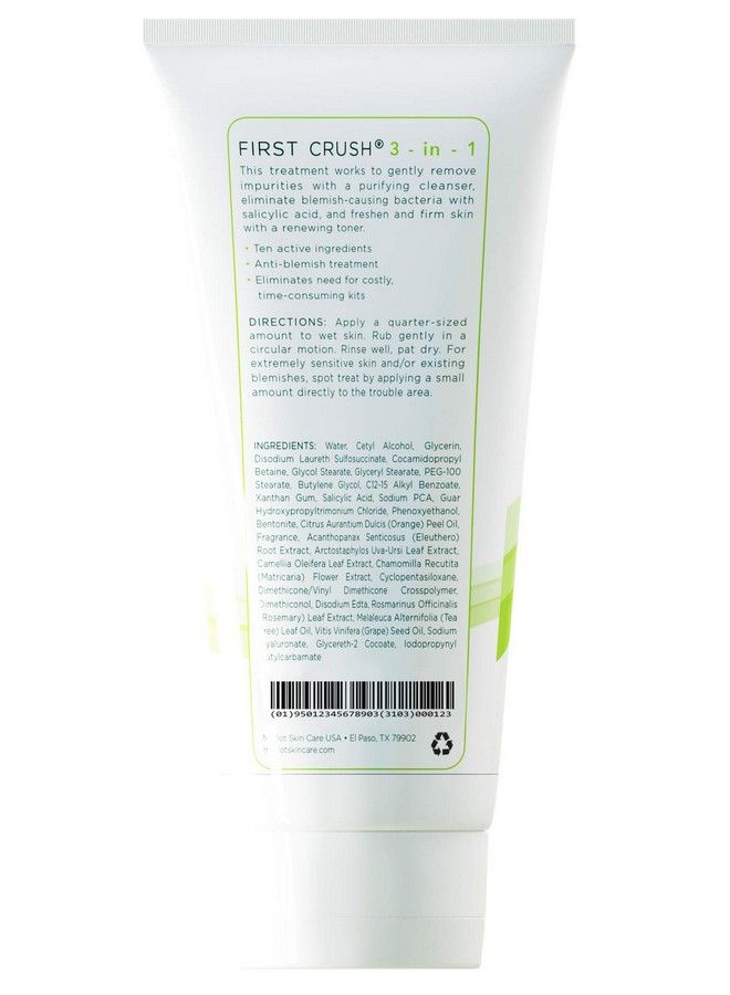 First Crush Face Wash | 3In1 | Hydrating Cleanser | Blemishprevention| Spot Treating _ Rosacea Calming _Gentle Face Wash | 6 Ounce - Image 4