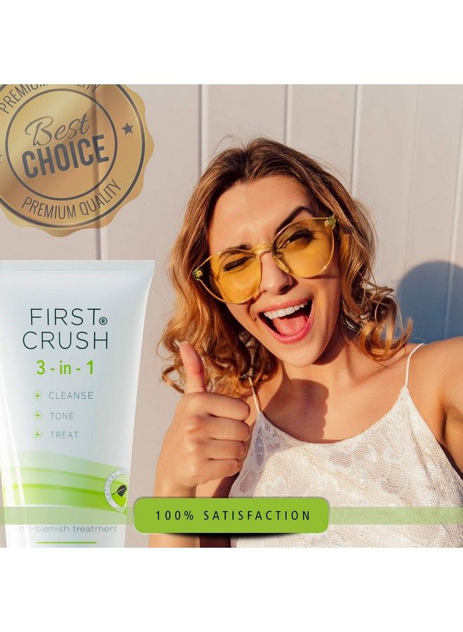 First Crush Face Wash | 3In1 | Hydrating Cleanser | Blemishprevention| Spot Treating _ Rosacea Calming _Gentle Face Wash | 6 Ounce - Image 3