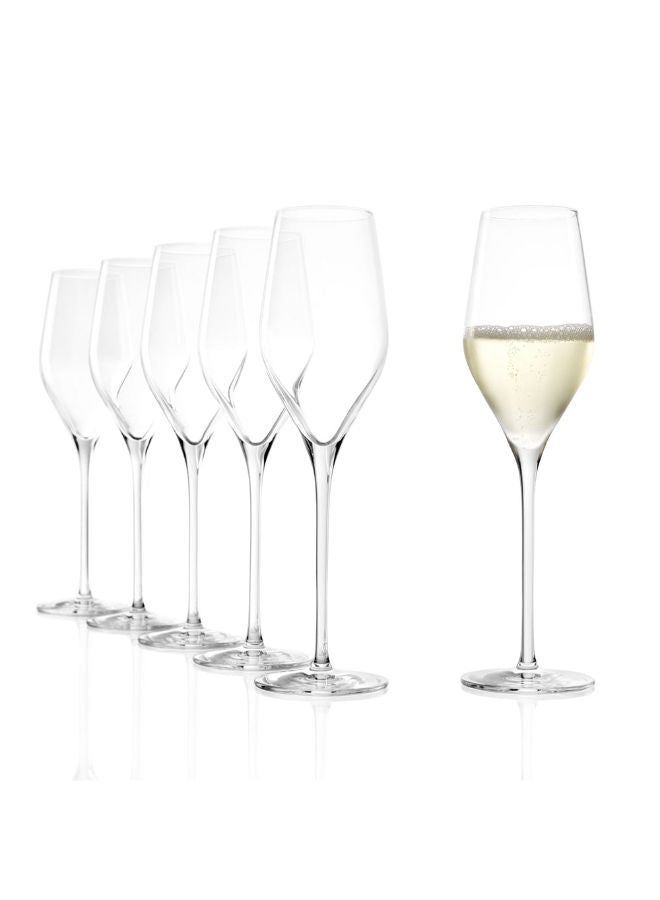Stolzle Exquisit Royal Champagne Flute Glass 265 ml- Set of 2 - Image 2