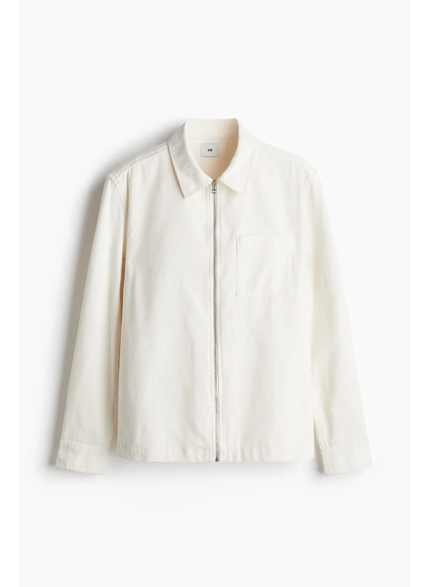 اتش اند ام Regular Fit Corduroy Overshirt