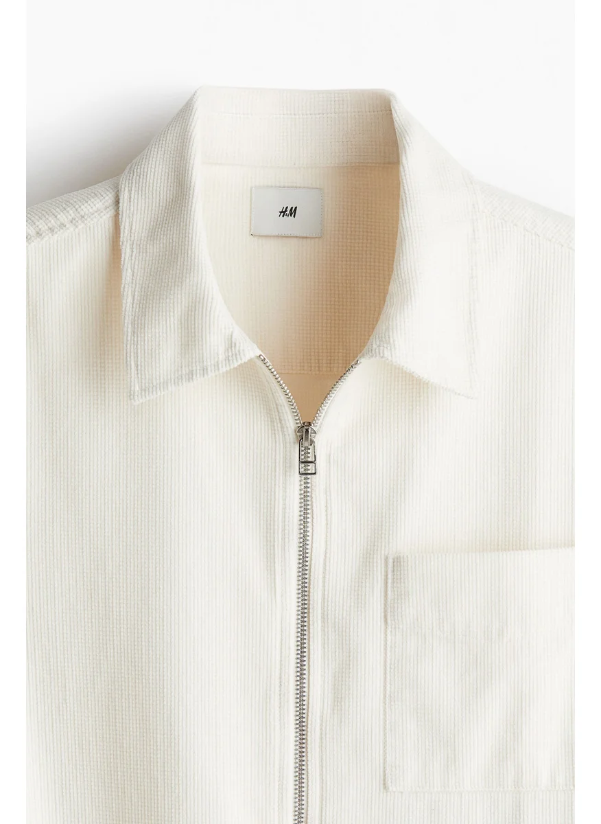 اتش اند ام Regular Fit Corduroy Overshirt