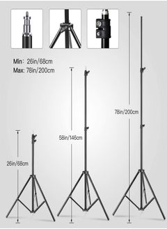 PADOM Padom Softbox Lighting Kit Photography Studio Light with 19.7"X27.5" Reflector and 3 Colors Temperature 150W Bulb with Remote, Professional Photo Studio Equipment for Portrait Video  - Image 5