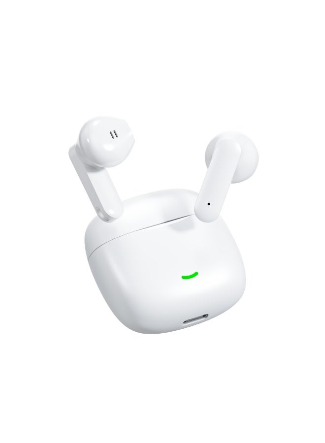 True Wireless Earbuds, Semi-In-Ear Bluetooth 6.0 Headphones, Bluetooth Earbuds with Easy Touch Control, Light-Weight Comfortable,IPX5 Waterproof TWS, Ergonomic Fit for Daily Use Work Study Travel - Image 1