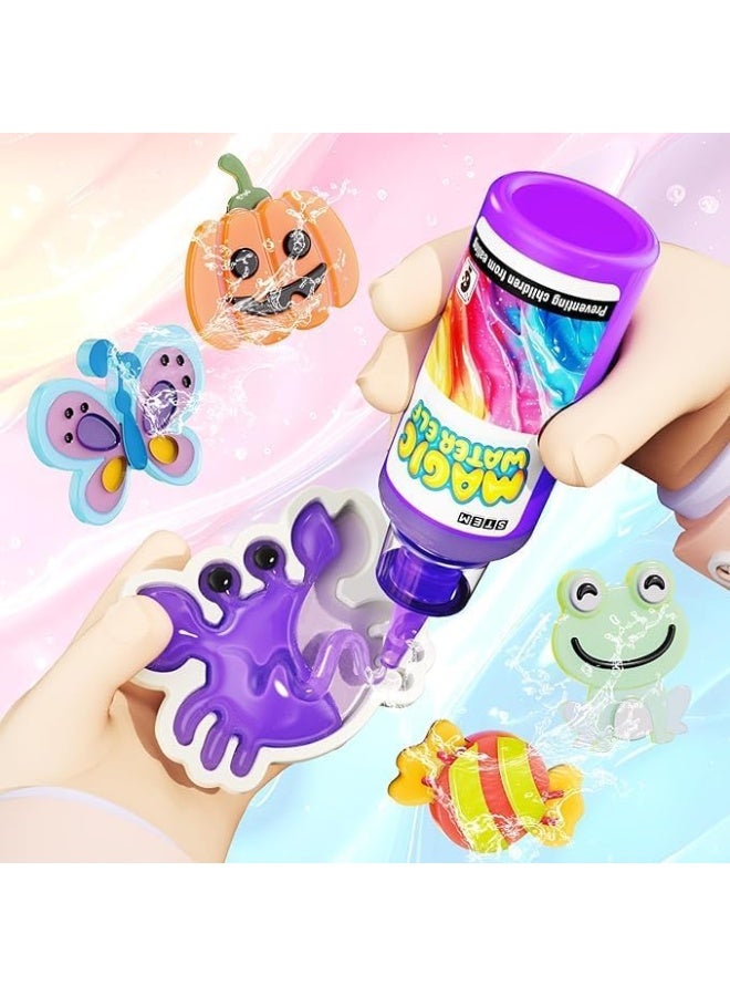 Magic Water Elf Toy Kit,12 Colors 3D DIY Water Gel Beads Kit with 14 Animal Molds,Complete Water Toy Set with Storage Box,Handmade STEM Craft Kits for Boys Girls Age 4+, Birthday Christmas Gift - Image 1