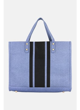 Women Solid Tote Bag 33 x L 24 x H 9 x W cm, Light Blue - pzsku/Z2E87F83A6A1749BC8994Z/45/_/1737641714/87485037-d8ed-4943-8077-47fba78f96b6