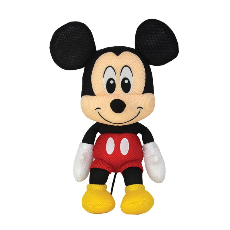 WAHU Aqua Pals Disney Classic Mickey Mouse Plush Water Toy for Kids Ages 2+, Fast-Drying Waterproof Plush Doll Toy for Pool and Bathtub, Medium, Red/Black, 16" - Image 1