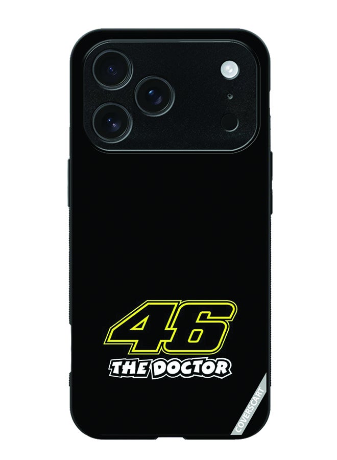Protective Case Cover For Apple iPhone 17 Pro Max 46 The Doctor Design Black