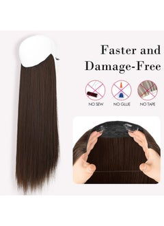 Invisible Wire Hair Extensions With Transparent Headband Adjustable Size Removable Secure Clips In Straight Secret Hairpiece For Women (14 Inch (Pack Of 1) Dark Chocolate Brown) - pzsku/Z2E884E1B8588402B4131Z/45/_/1719064796/b839a97c-876b-4ce6-a1c8-470f2dbffeab