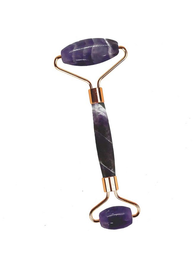 Love Earth Amethyst Face Roller With Amethyst Gemstone Massage Tool For Anti-Ageing, Eliminates Toxins And Relives Stress & Strain - Image 1