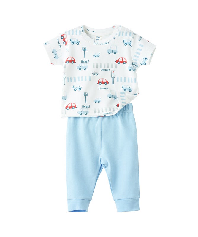 Tiny Hug NEWBORN BOYS 2PC SET SHORT SLEEVE - Image 1