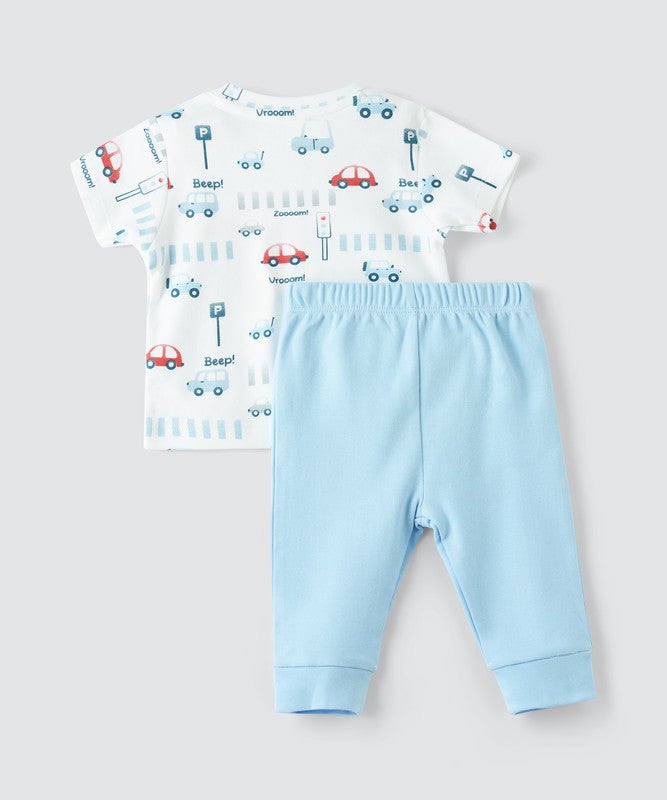 Tiny Hug NEWBORN BOYS 2PC SET SHORT SLEEVE - Image 2