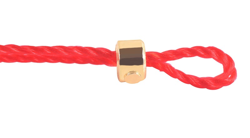 KONMAY 30pcs Stopper Crimp Beads for Bracelets and Necklaces, 18K Gold Plated 3.2mm Mixed Locker Seperator Beads, Positioning Spacer Beads for Jewelry Making - Image 5