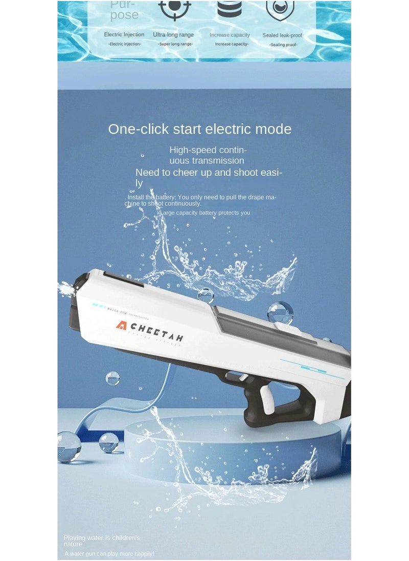 AROAQ High tech automatic water absorption electric water gun large capacity games high pressure water gun  - Image 5